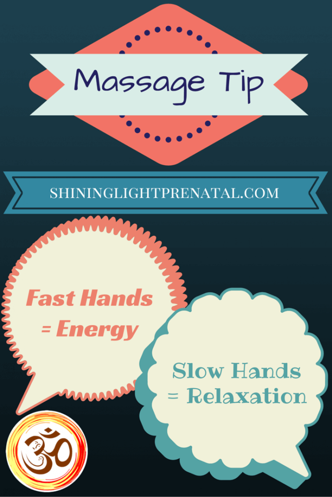 Massage Tip for labor and birth, Shining Light Prenatal Education, Pittsburgh