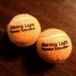 Tennis Balls for Labor Massage, Shining Light Prenatal Education, Pittsburgh